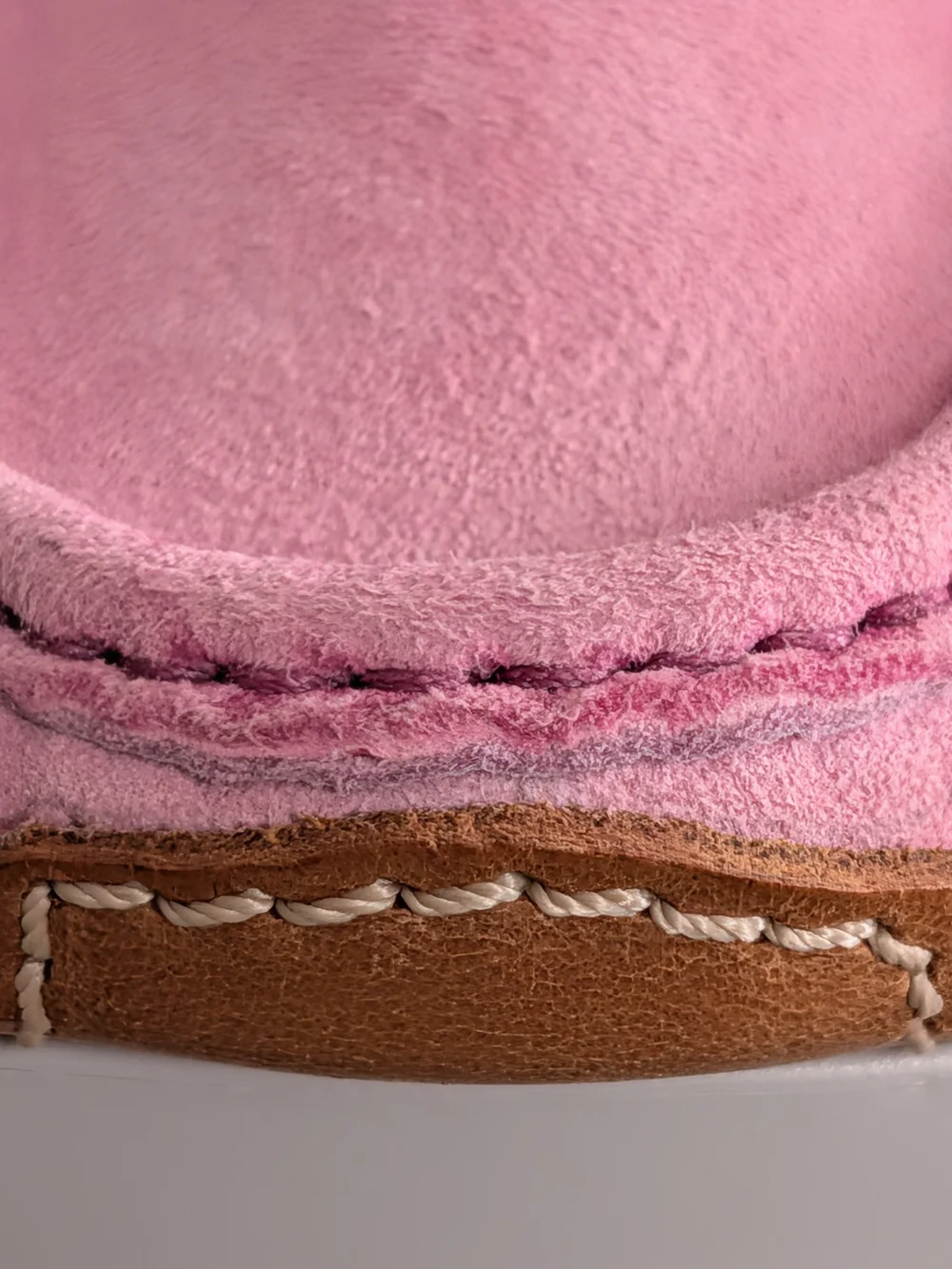 Ralph Lauren Pink Suede Driving Shoes/Mocassins Sz 5.5